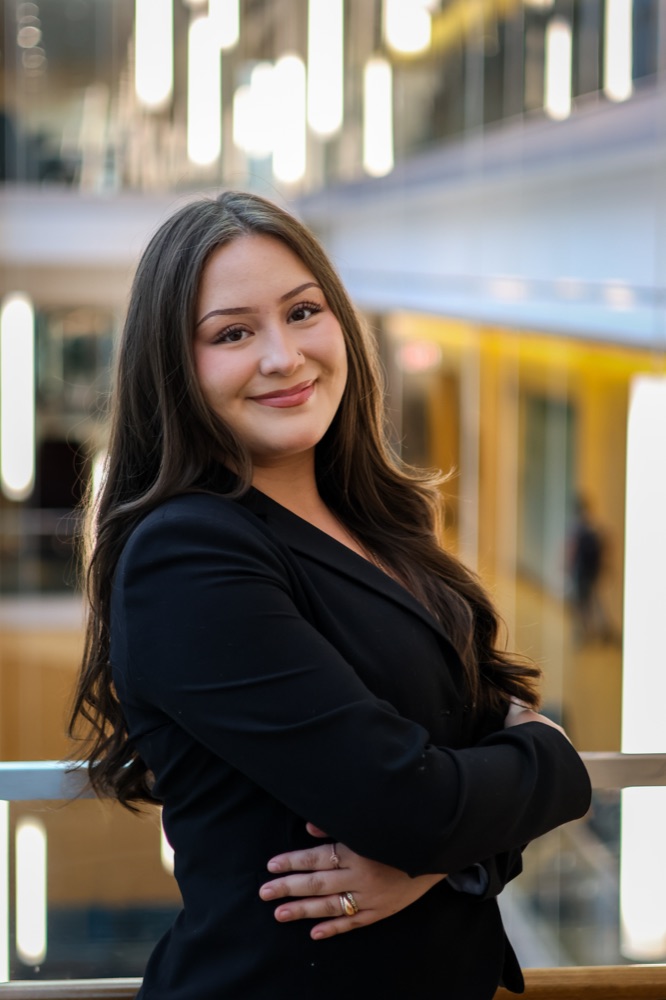Portrait of Mia Rodriguez, Head of Membership, Mentorship, and DEI of the Society of Women in Finance