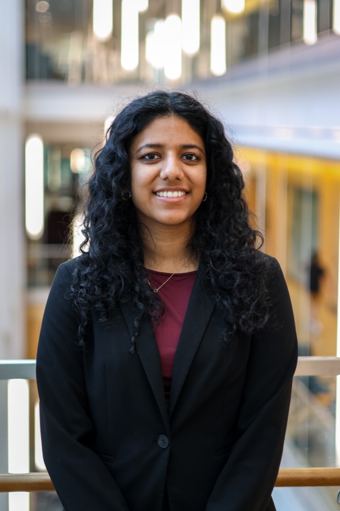 Portrait of Priyal Maheshwari, Head of Professional Development and External Relations of the Society of Women in Finance